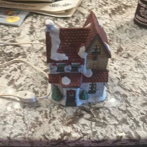 Red and white light 💡 up Christmas 🎄 house ram from 1994 plug in turn on switc